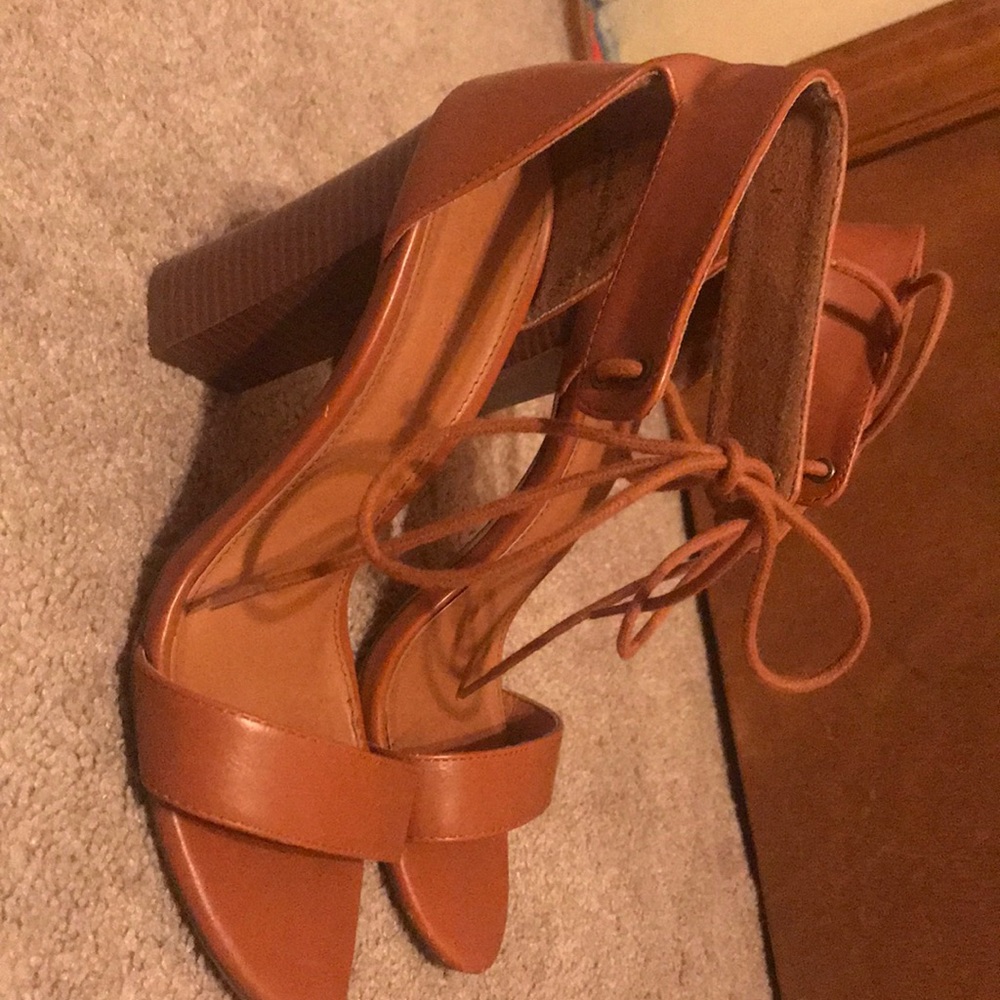 Brown heels from Charlotte Russe